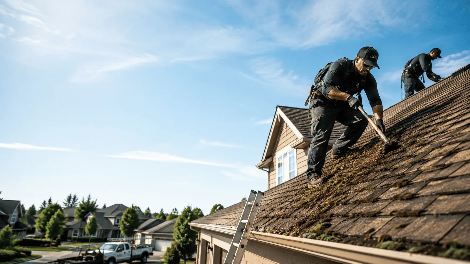 Roof Moss Removal in Perris, CA near me